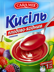 Кисель со вкусом фруктов и лесных ягод 90 г Caramix