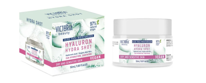 деталь Hyaluronový krém pro suchou a citlivou plet 50ml VictoriaBeauty