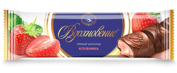 деталь Шоколад темный с клубникой 37г Вдохновение
