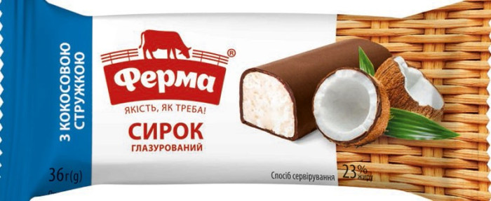 деталь Sladký tvaroh s kokosem 36g Ferma