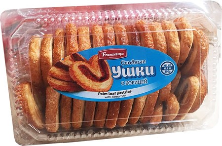 деталь Печенье Ушки с корицей Franzeluta 300г