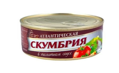 деталь Atlantická Makrela v rajčatové omáčké 144g