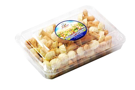 деталь Sušenky houby s bílou čokoládou 250g