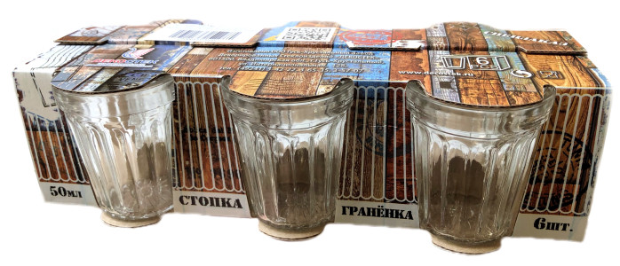 деталь Sada 6 panáku na alkohol granenyj 50ml