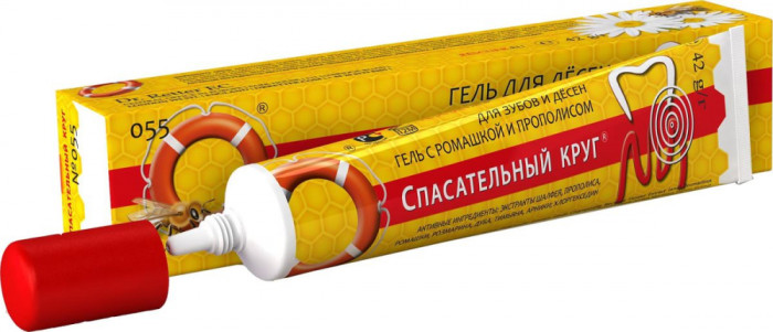 деталь Гель для зубов и десен 42г с ромашкой и прополисом Спасатель