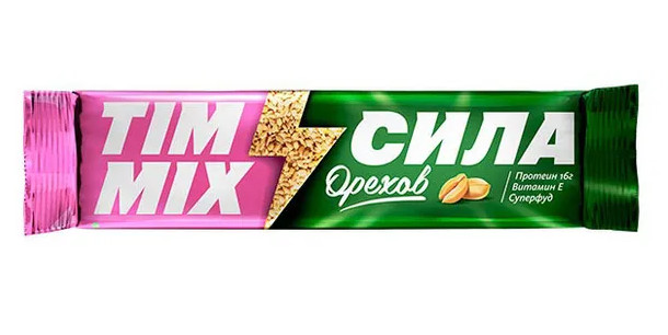 деталь Cerealni tyčinka síla ořechů 40g Tim Mix