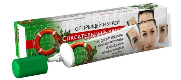 деталь Гель Спасатель от прыщей с ласточкой 42г