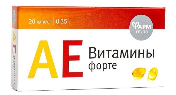 деталь АЕ витамины-форте 20таб