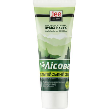 деталь Зубная паста Лисовая альпийский сбор 75мл Jee Cosmetics