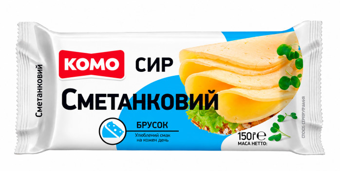 деталь Твёрдый сыр Сливочный 150г KOMO