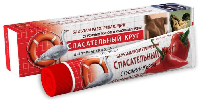 деталь Разогревающий бальзам 45 г Spasatel