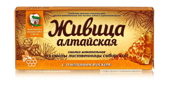 деталь Живица Алтайская (смолка) с пчелиным воском 4*0,8 г