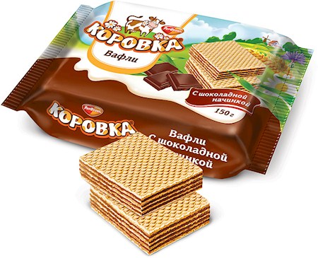 деталь Oplatky s čokoládovou náplní Rot Front 150g
