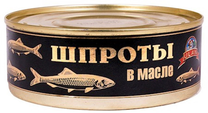 деталь Šproty v oleji Ulan 168g