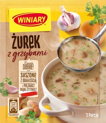 деталь Грибной суп Žurek 49g Winiary