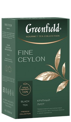 деталь Чай черный Fine Ceylon 90г Greenfield