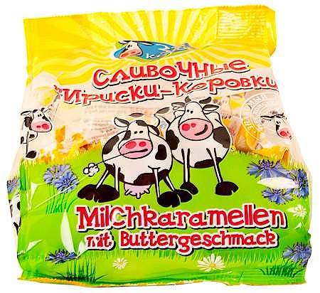 деталь Сливочные ириски 33 Коровы 400г