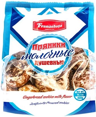 деталь Пряники Молочные Душевные Franzeluta 400г
