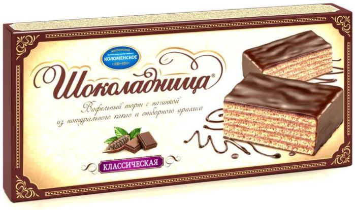 деталь Oplatkový dort klassik Šokoladnica 240g
