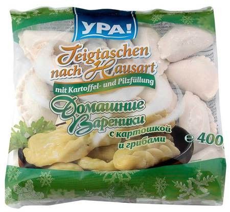 деталь Vareniky s bramborami a houbami URA 400g