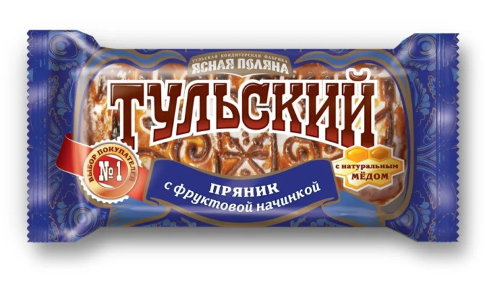 деталь Тульский пряник с фруктовой начинкой, 130 г
