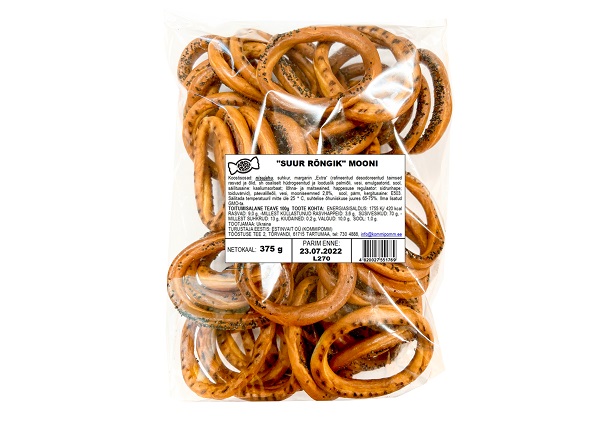 деталь Preclíky s makem MOONI 375g