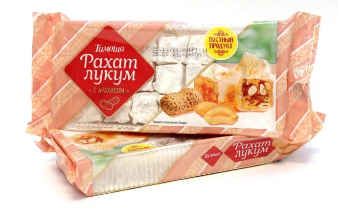 деталь Рахат-лукум с арахисом 250г Тимоша