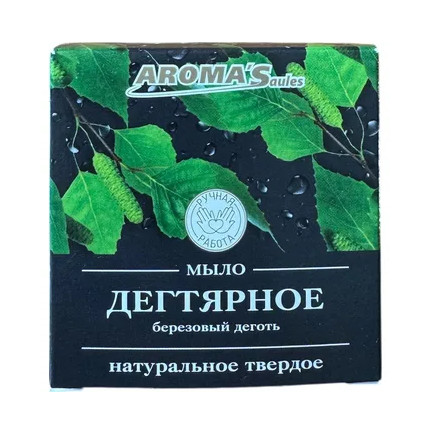 деталь Твердое мыло Дехтярное 80 г Aroma Saules