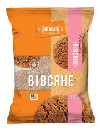деталь Овсяное печенье 360 г КиївХліб