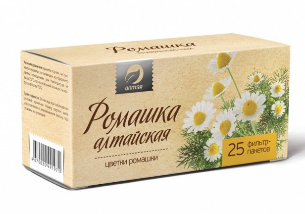 деталь Травяной чай Ромашка 25*1,2гр 30гр Алтэя