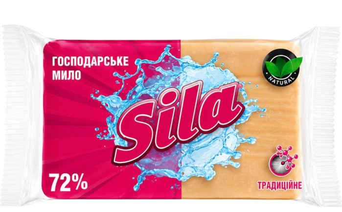 деталь Хозяйственное мыло 72% 180г Sila
