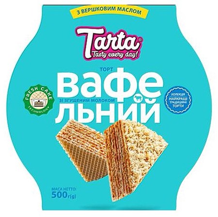деталь Торт вафельный со сгущенкой 500г Tarta
