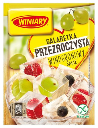 деталь Желе со вкусом винограда 75г Galaretka Winiary