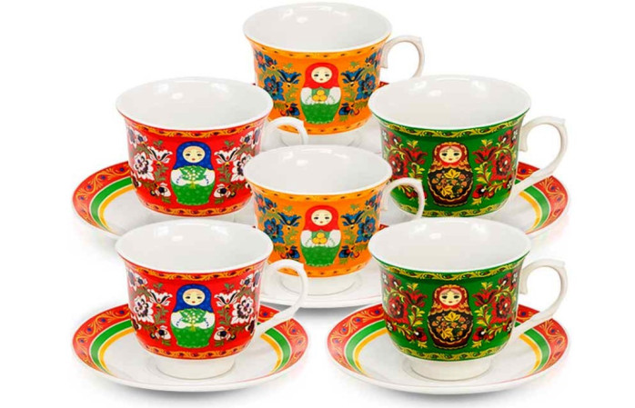 деталь Čajový set 6+6ks Matreški