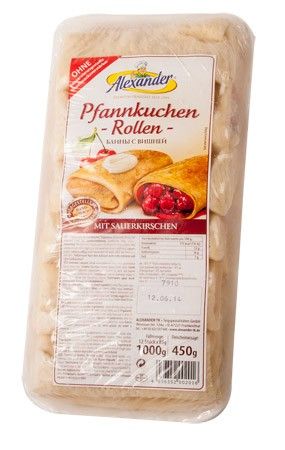 деталь Mražené palačinky s višně 900g