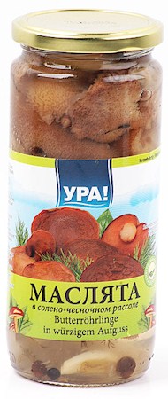 деталь Nakládaný klouzcí s česnekem Ura 270g
