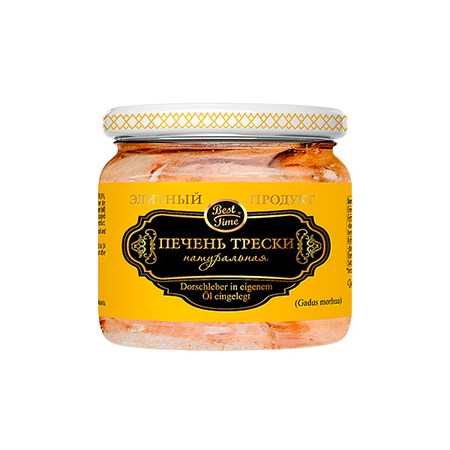 деталь Печень трески натуральная Best Time 250г