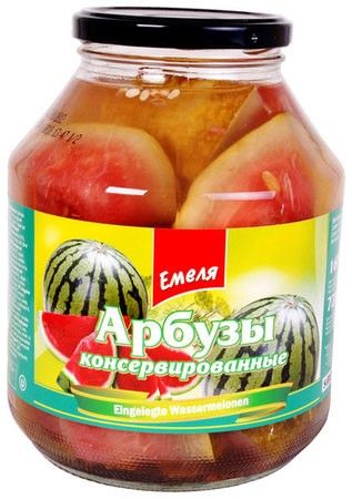 деталь Nakládaný meloun Emelja 1600g