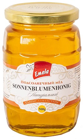 деталь Мед подсолнечный Емеля 500г