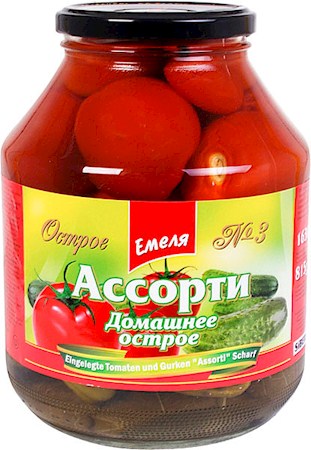 деталь Емеля Ассорти Острые 1630г