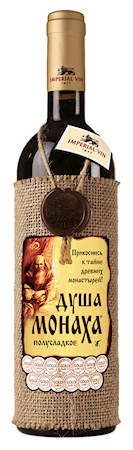 деталь Вино белое полусладкое Duša Monacha 0,75 л