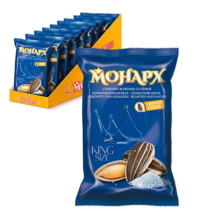 деталь Smažená semínka solená 300g Monarch XXL