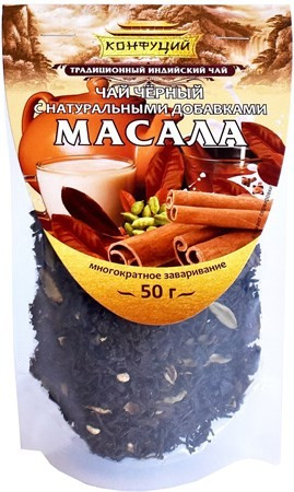 деталь Чёрный чай Масала 50г Конфуций