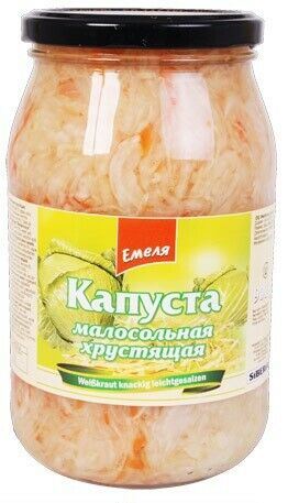деталь Zelí jemne solené krupavé 600ml Emelja