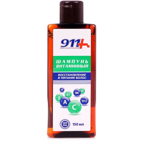 деталь Vitamínový šampon na vlasy 150ml 911