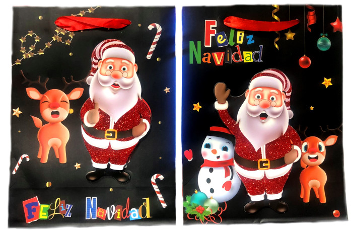 деталь Подарочный пакет Рождественский 