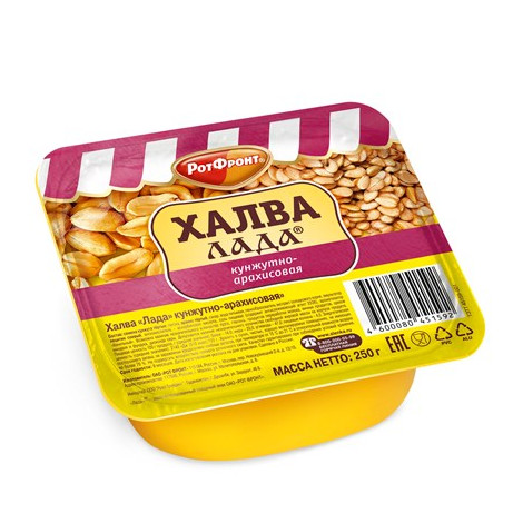 деталь Халва Лада кунжутно-арахисовая 250г РотФронт