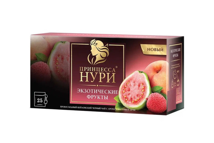 деталь Черный чай Экзотические Фрукты 25*1,5г Принцесса Нури