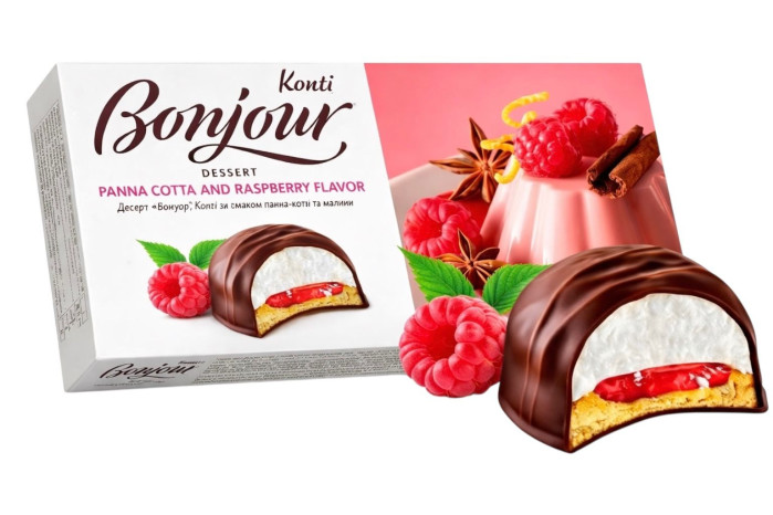 деталь Десерт Bonjour Малина 232 г Konti