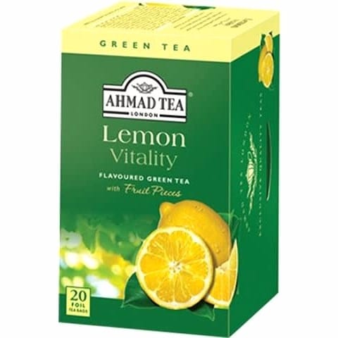 деталь Зеленый чай с лимоном 20*2г Ahmad Tea